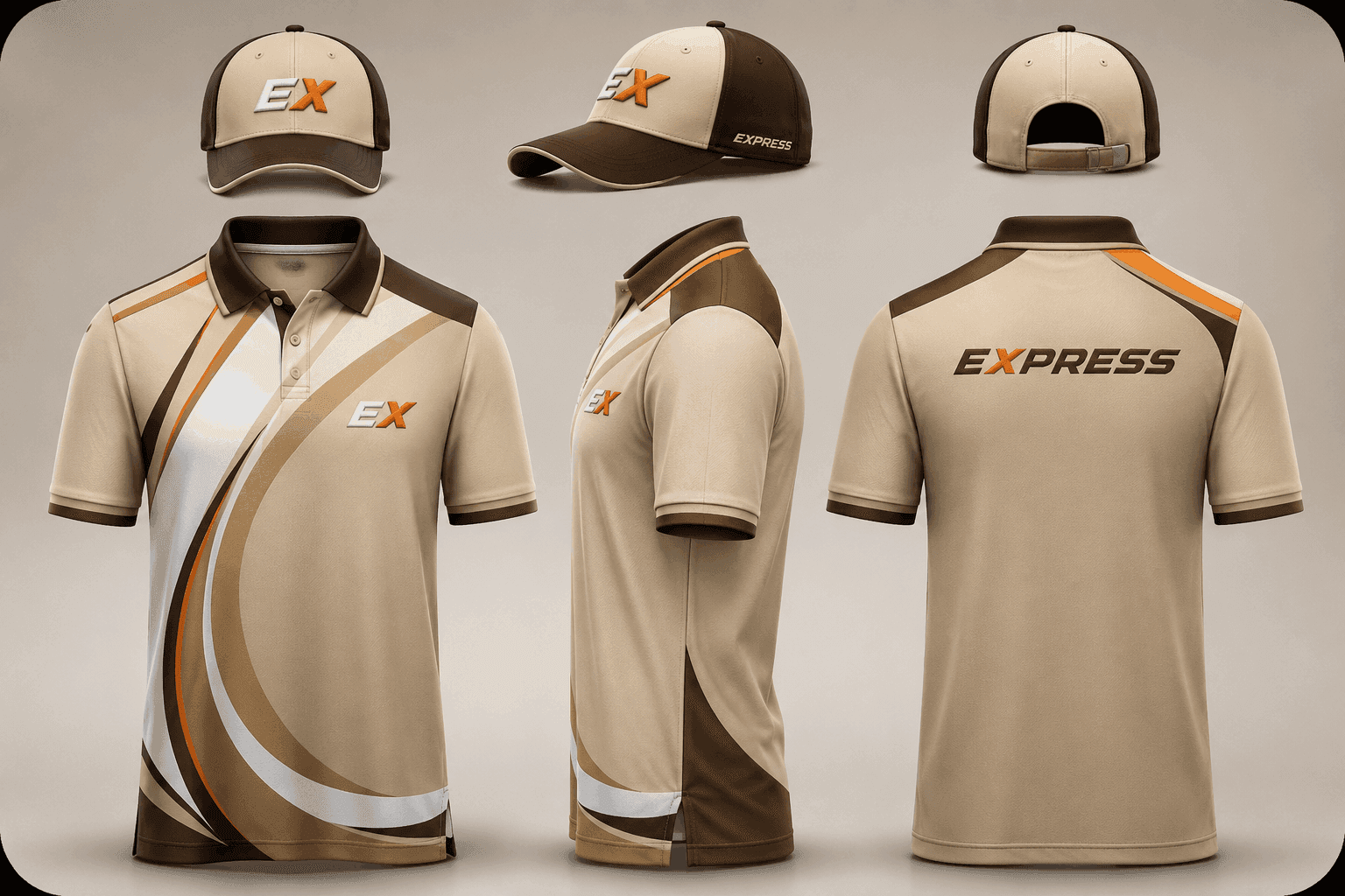 Branded polo shirts made by Hammad Workwear