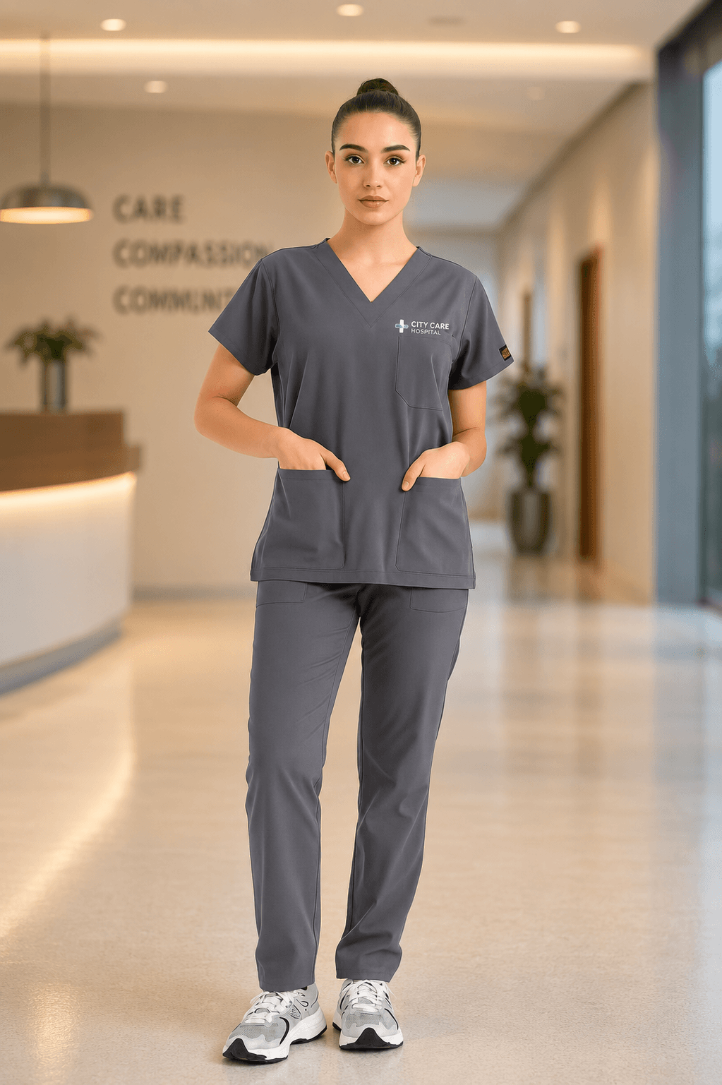Medical scrubs made by Hammad Workwear Uniforms